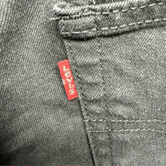 Levi's Kids Black Straight-Leg Jeans with Red Detail New Without Tags - Picture 10 of 11